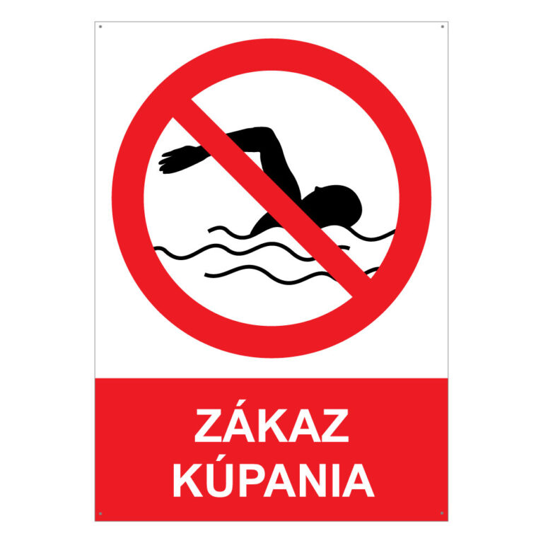ZÁKAZ KÚPANIA ŠTRKOVISKÁ VEĽKÝ ŠARIŠ